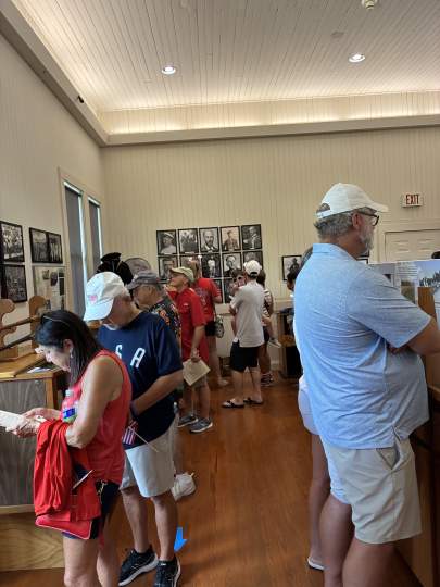 Crowd Inside Station