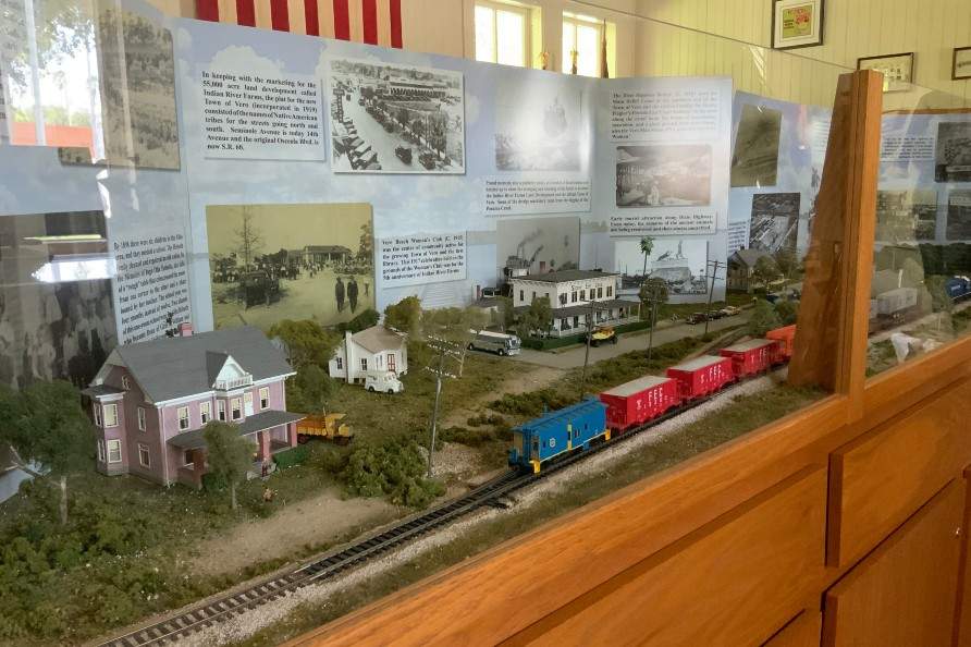 Railroad model exhibit